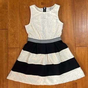Speechless Black and White Juniors Dress Size XL Formal Dance Homecoming Holiday